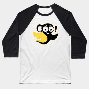 Cute ghost / black Baseball T-Shirt